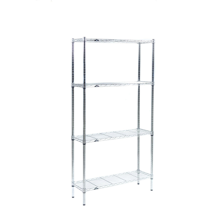 Ayoubi Wire Shelving (Chrome Plated) - Model No. W4090 - Ayoubi Steel Furniture Factory