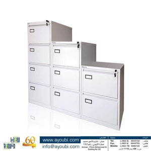 Ayoubi 2-3-4 Drawer Filing Cabinets - Model No. 104 - Ayoubi Steel Furniture Factory