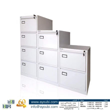 Load image into Gallery viewer, Ayoubi 2-3-4 Drawer Filing Cabinets - Model No. 102 - Ayoubi Steel Furniture Factory