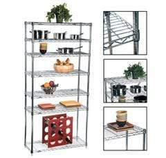 Ayoubi Wire Shelving (Chrome Plated) - Model No. W50100 - Ayoubi Steel Furniture Factory